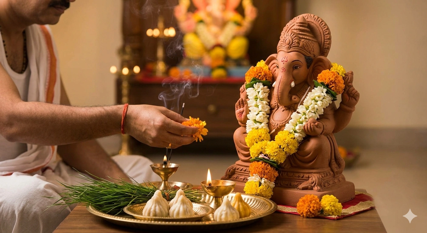 Ganesh Pooja Worship Lord Ganesha
